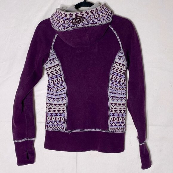 Lululemon Special Edition Purple Fair Isle Scuba Hoodie 4/XS - Picture 15 of 16